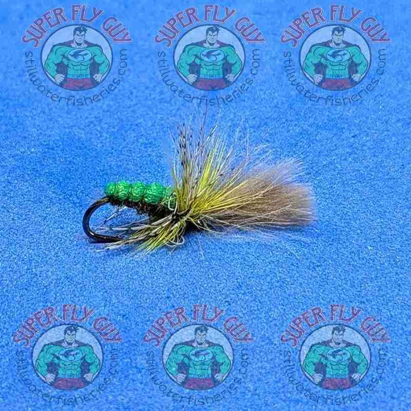 A Dozen Olive Foam Backed Grunters