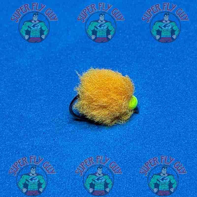 Eggstasy Beaded Egg - Orange & Chartreuse - Image 2