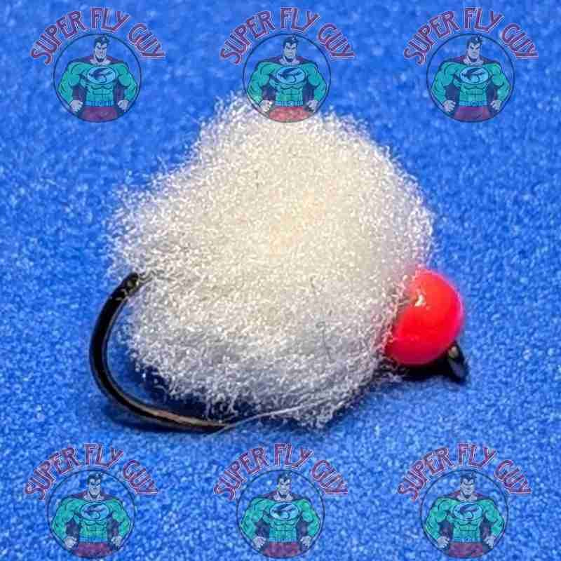 Eggstasy Beaded Egg - White & Red