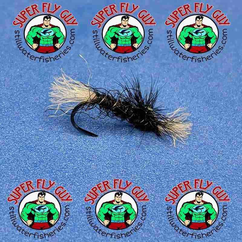 A Dozen Big Black Crippled Midges