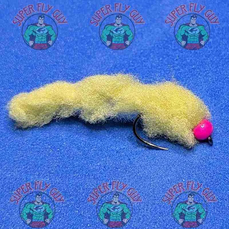 Eggstasy Beaded Worm - Sweetcorn & Pink - Image 2