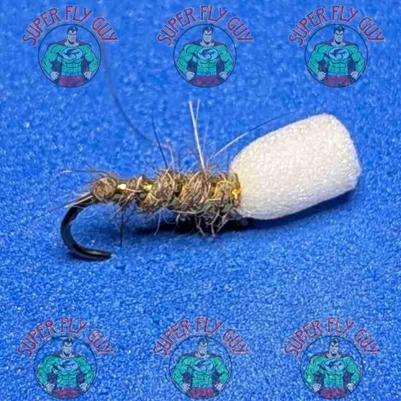 Hares Ear Suspender Buzzer Gold Rib - Image 2