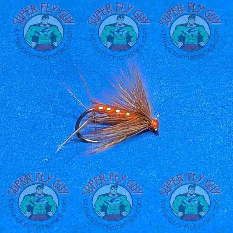 A Dozen Orange Hoppers