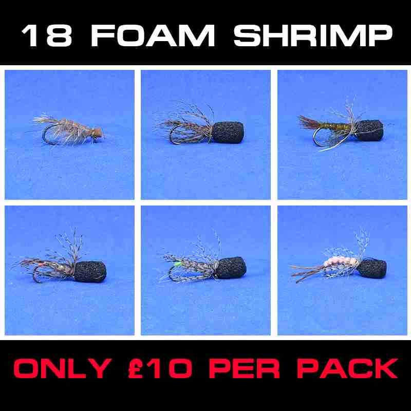 18 Foam Shrimp for £10