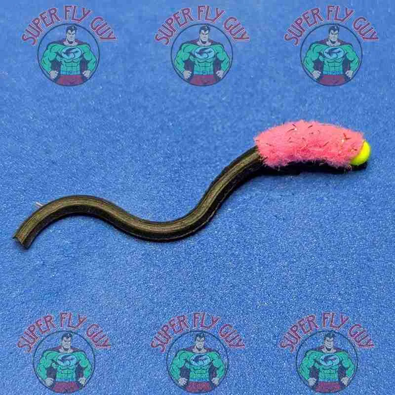 Shimmer Worm - Pink & Black Squirmy - Image 2