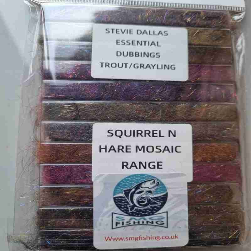 Stevie Dallas Essential Dubbing Squirrel & Hare Mosaic Range