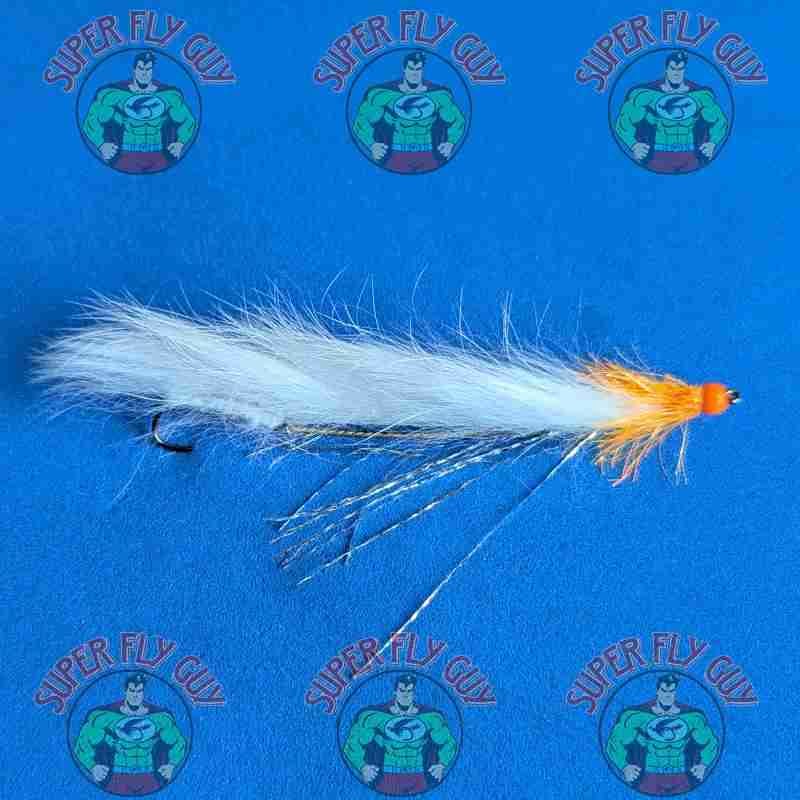 Snake - White & Orange Bead - Image 2