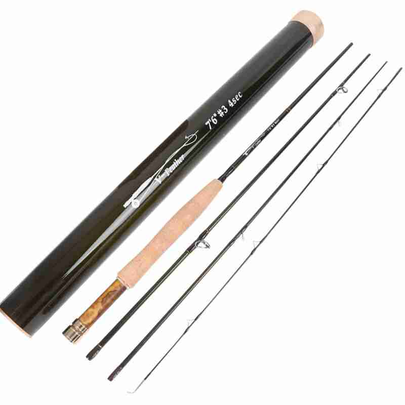 Crystal Black V-Feather Fly Rod