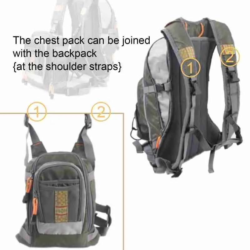 DUO Fly Fishing Backpack With Tackle Chest Pack - Image 2