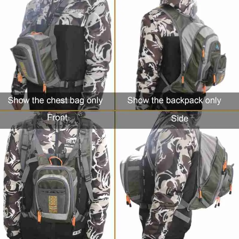 DUO Fly Fishing Backpack With Tackle Chest Pack - Image 6
