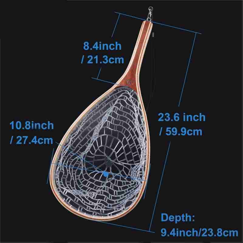 FL08 Wooden Landing Net - Image 6