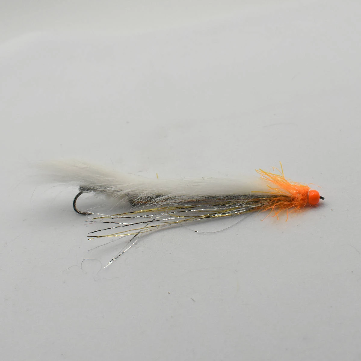 Snake - White & Orange Bead