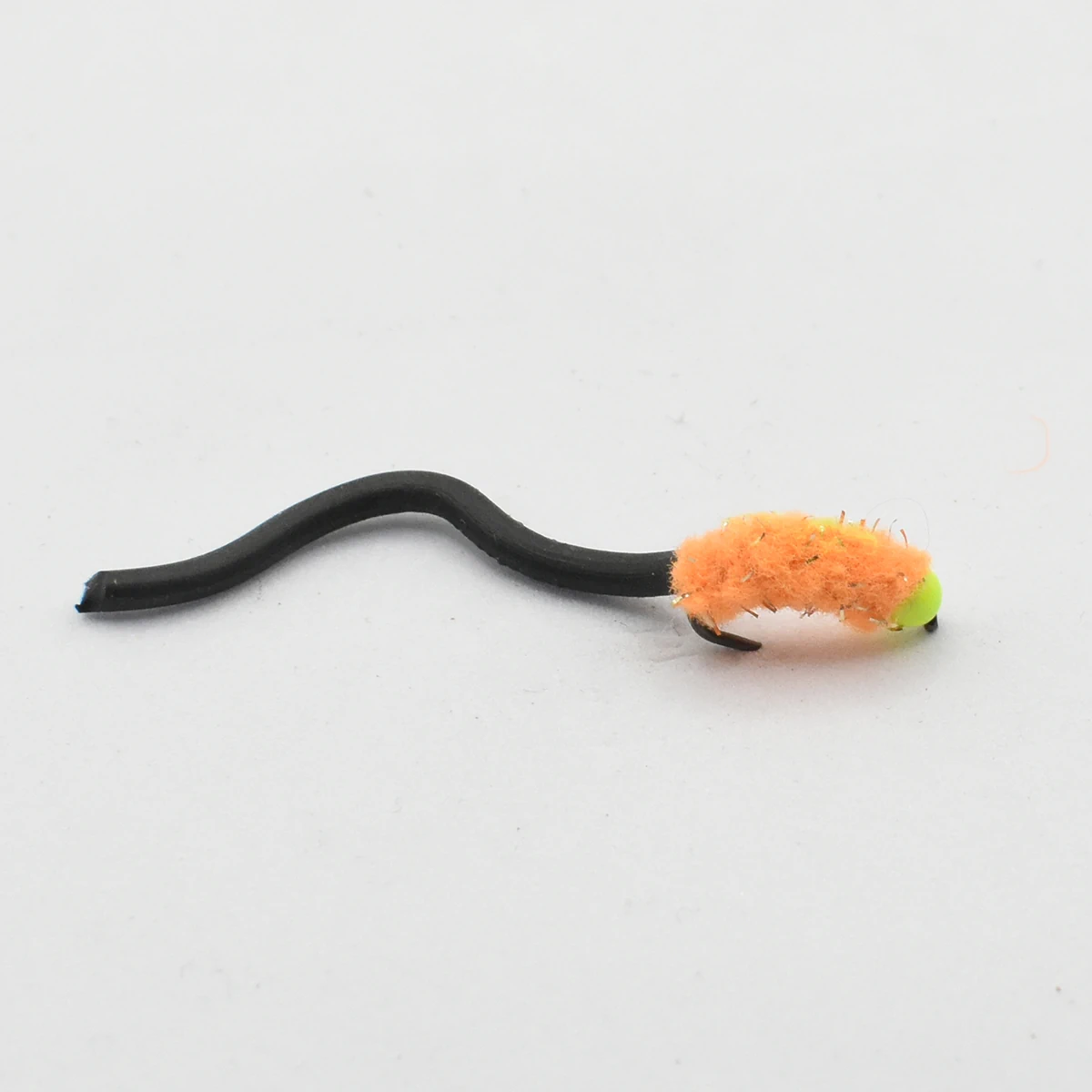 Shimmer Worm - Orange & Black Squirmy