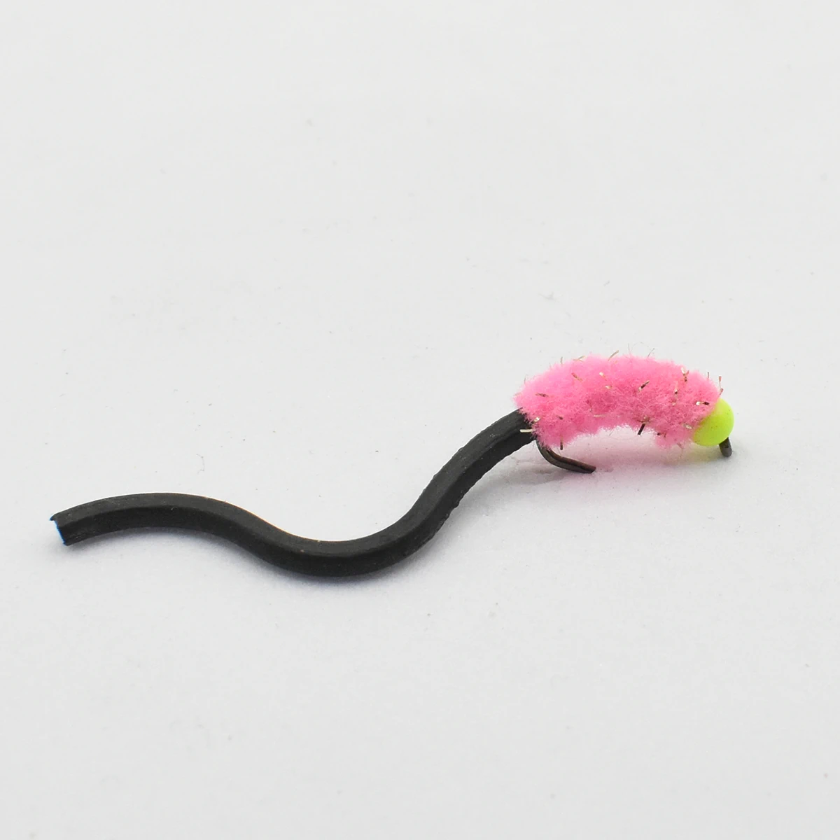 Shimmer Worm - Pink & Black Squirmy