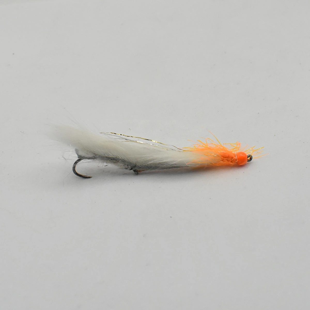 Mini Snake White & Orange Bead