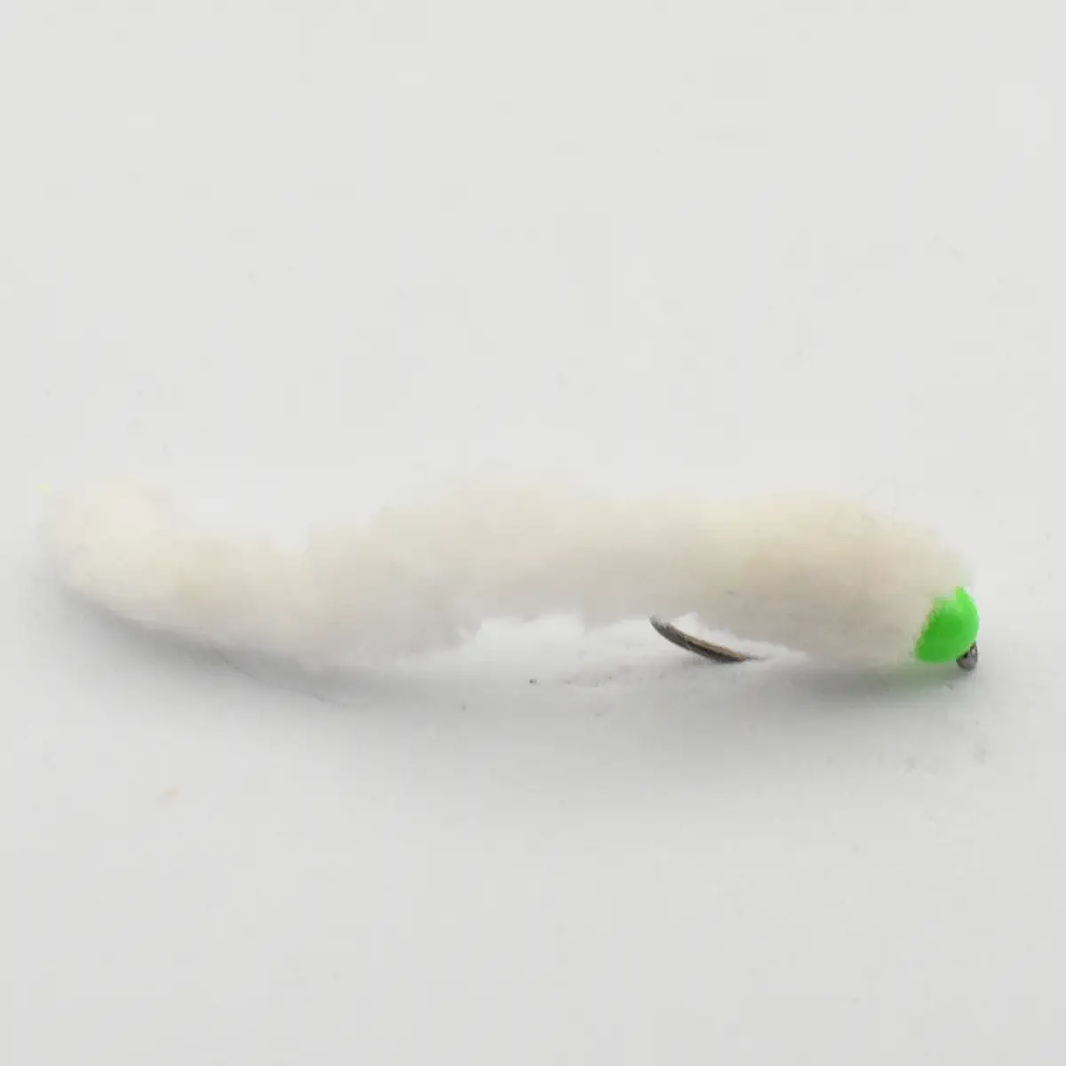 Eggstasy Beaded Worm - White & Green