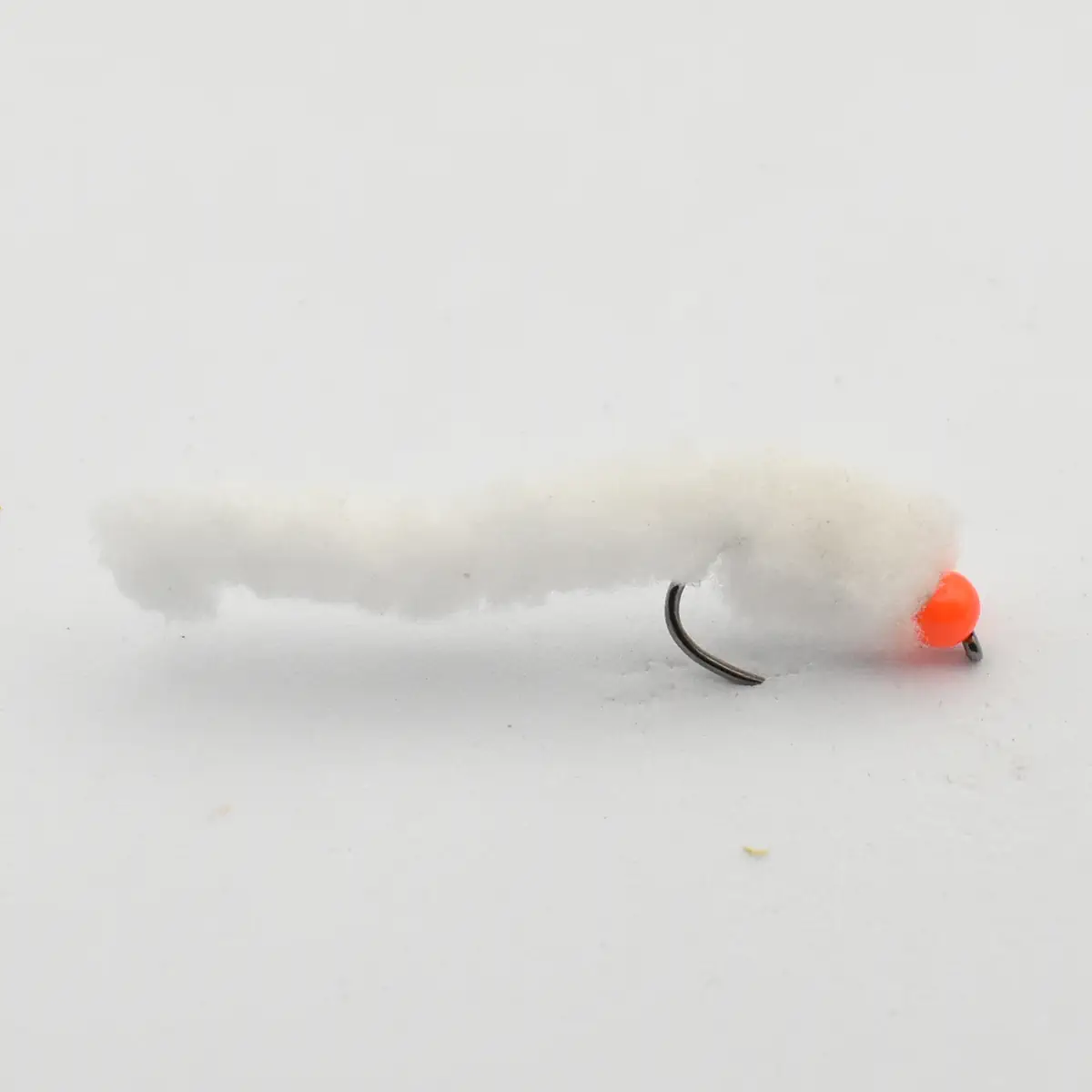 Eggstasy Beaded Worm - White & Red