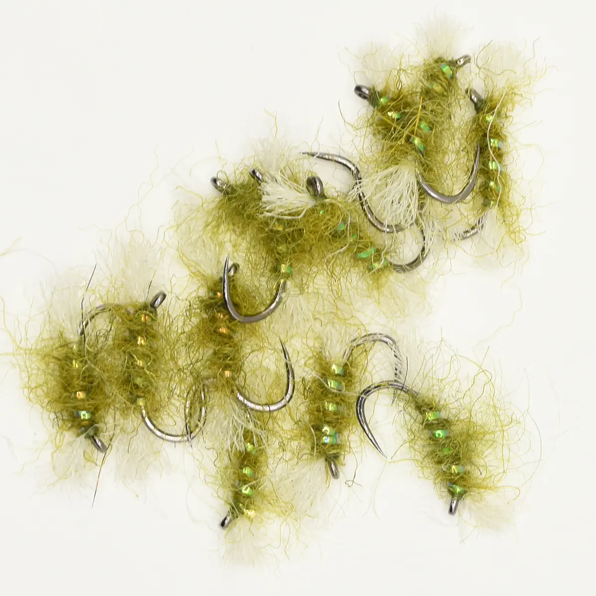 A Dozen Size 14 Olive Shipmans Buzzers