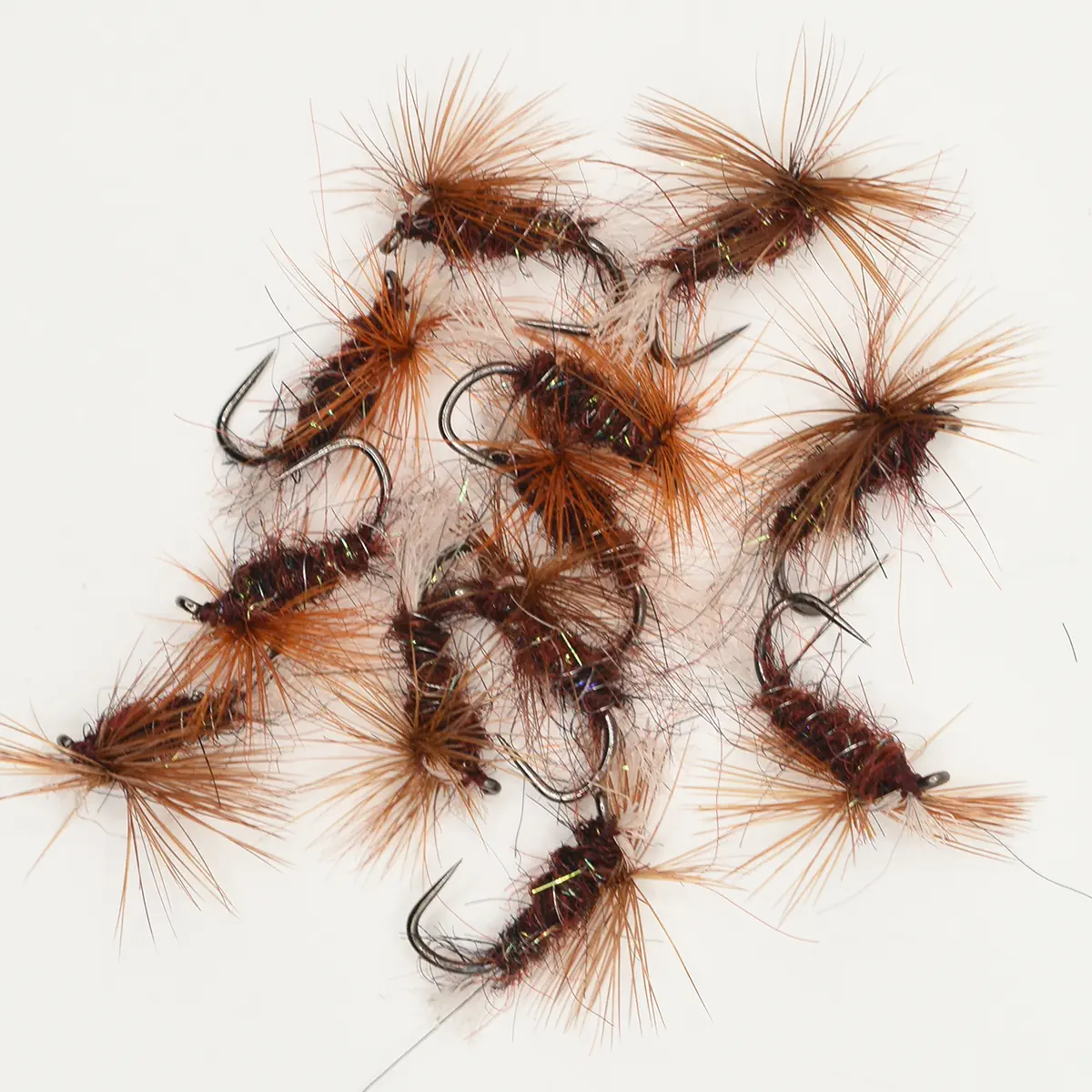 A Dozen Brown Crippled Midges